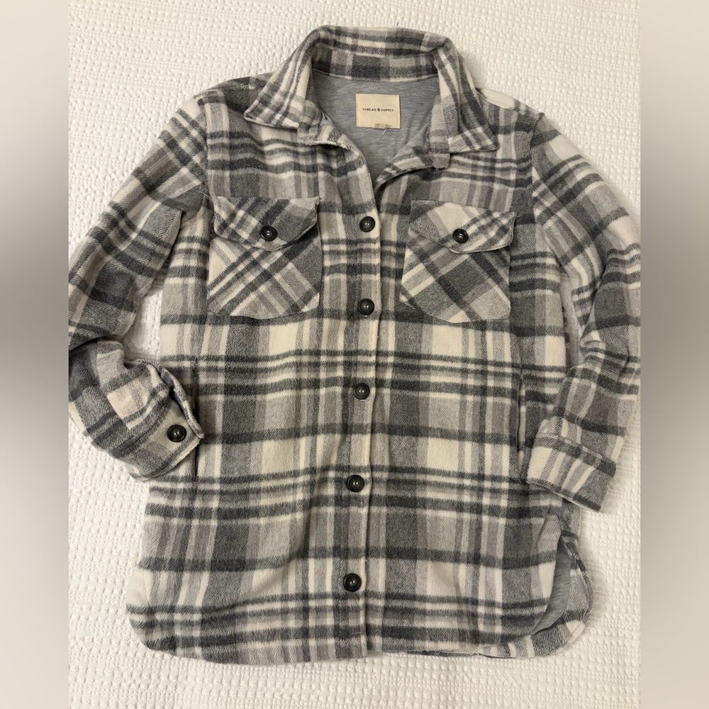 Thread & Supply Plaid Jacket Shacket